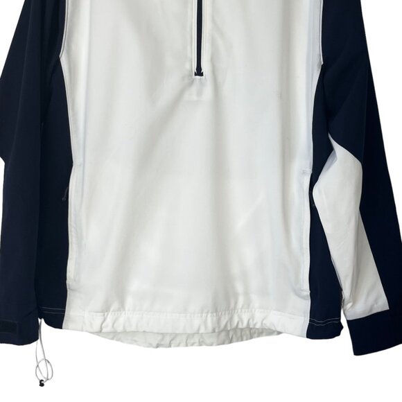 Cutter & Buck Pull Over 1/4 Zip Mens Medium White Golf Baseball Water Resistant - Picture 4 of 13